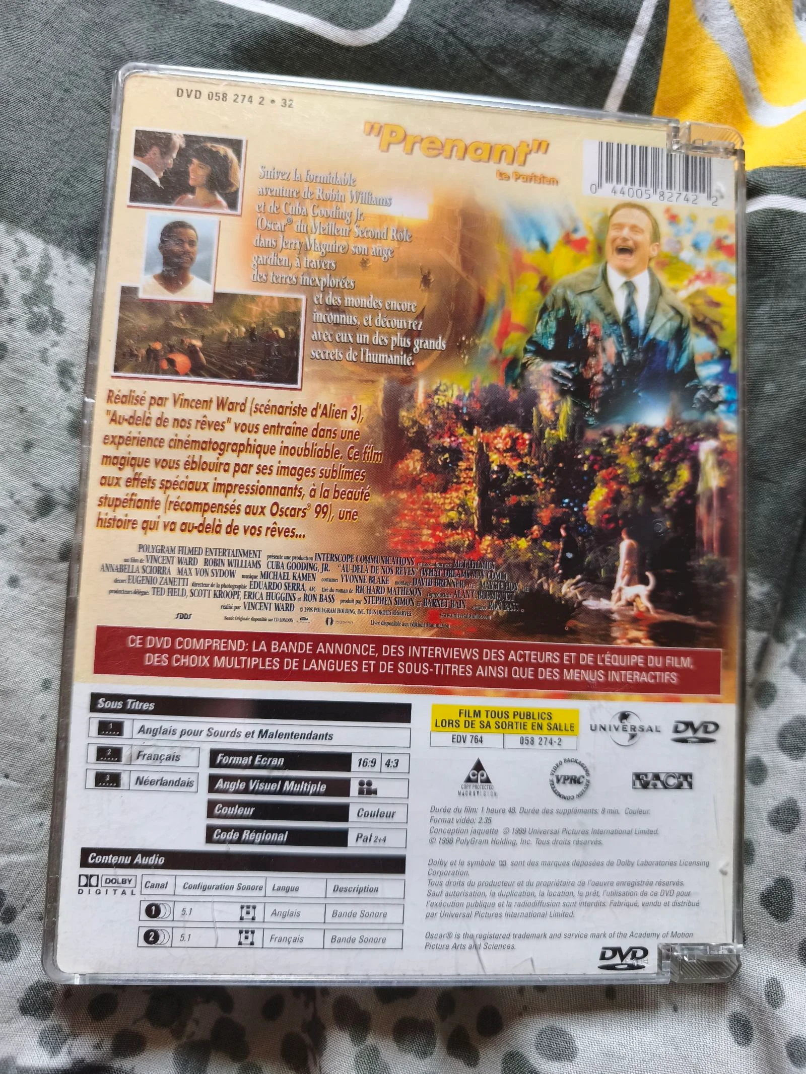 Além dos Nossos Sonhos Dvd Robin Williams – photo 2